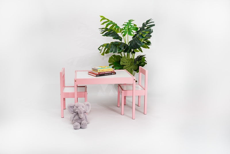 Child 3-Piece Table and Chairs Set, in Blush Rose Age Group 1 to 5 Years Old8