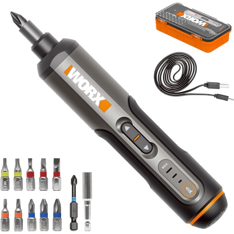 WORX 4V Lithium Screwdriver 30-Piece Accessory Kit WX242L8