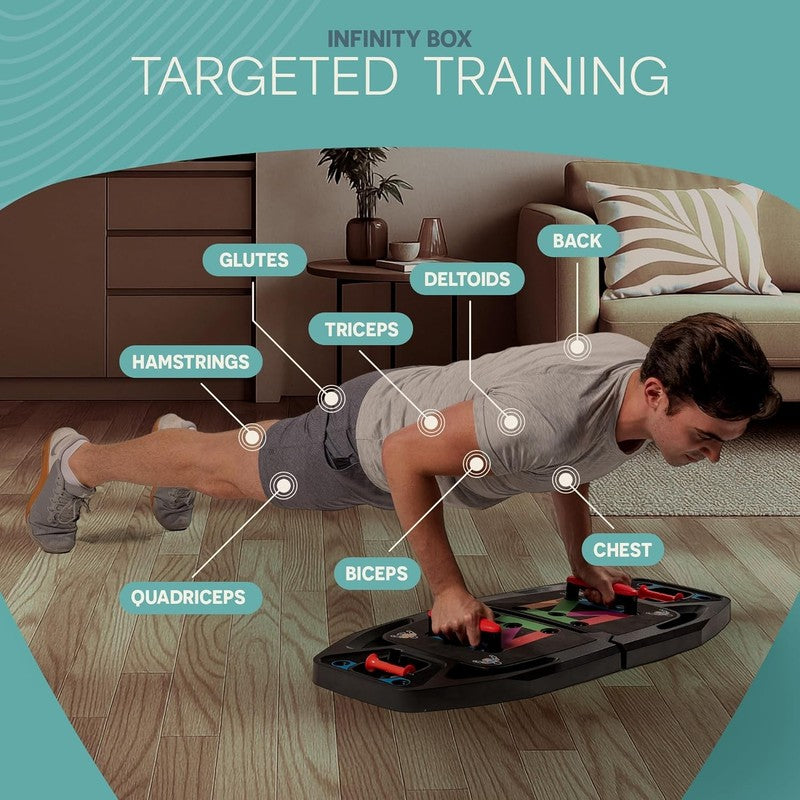 Portable Home Gym with Push up Training Board for Full Body Workouts Push up Rac7