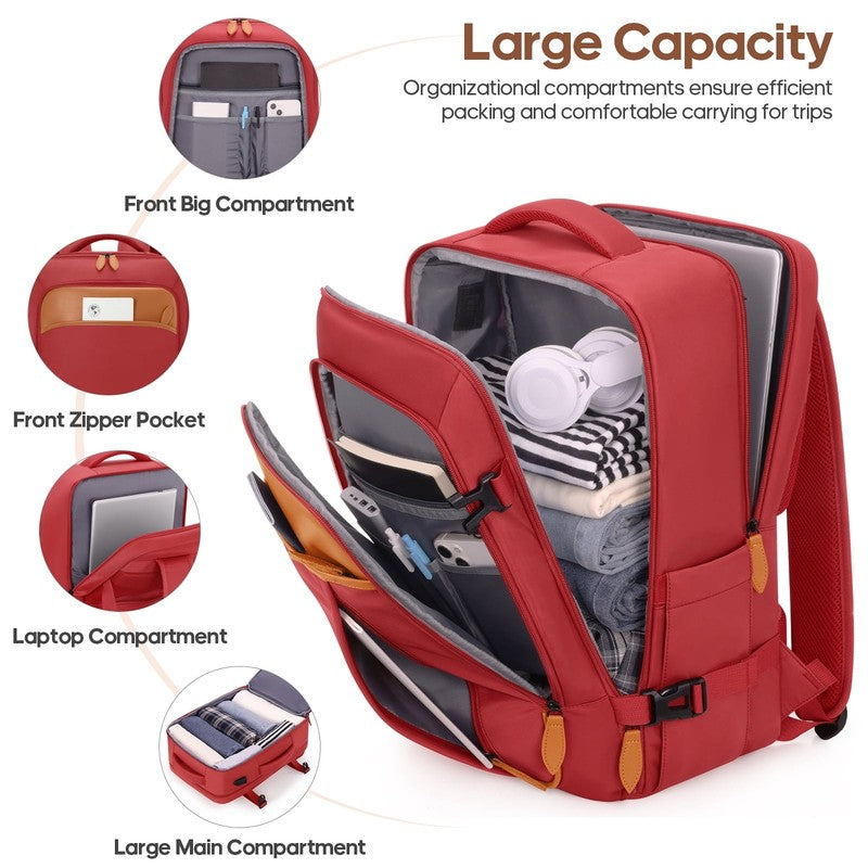 Carry on Luggage Set 3 Piece Hard Shell Luggage Sets with YKK Zipper Spinner Whe4