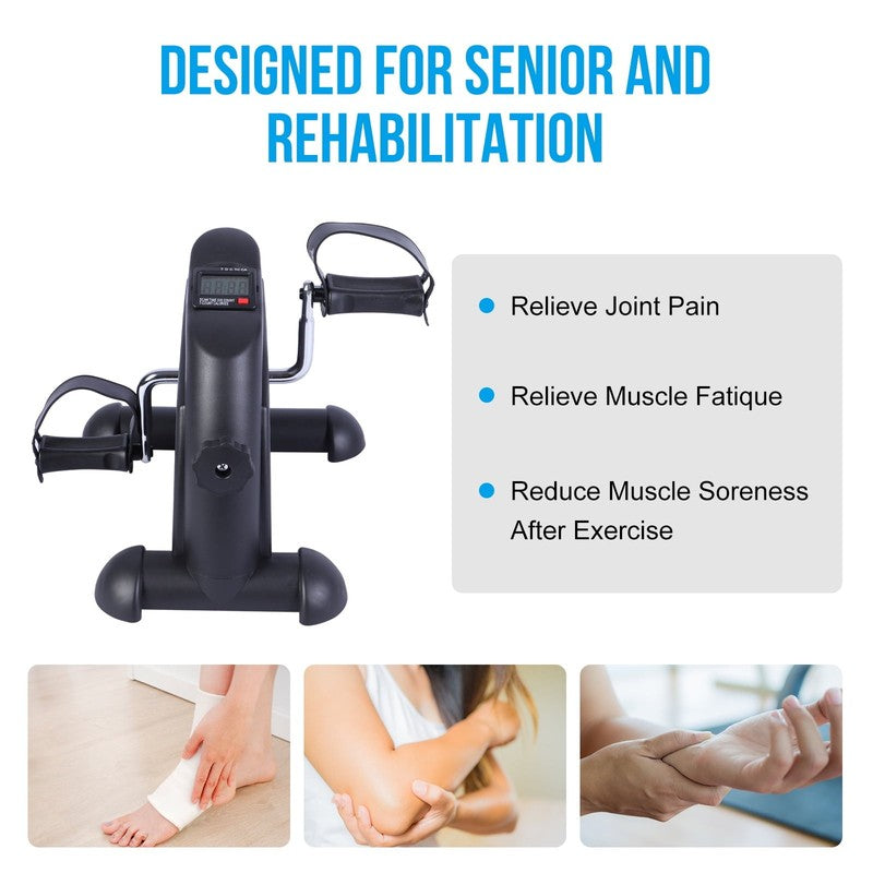 Desk Bike Pedal Exerciser, Mini Exercise Bike Stepper Indoor Exercise, Elder Bik7