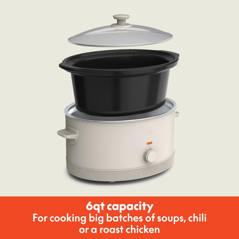 6 Qt Slow Cooker, Oatmilk1