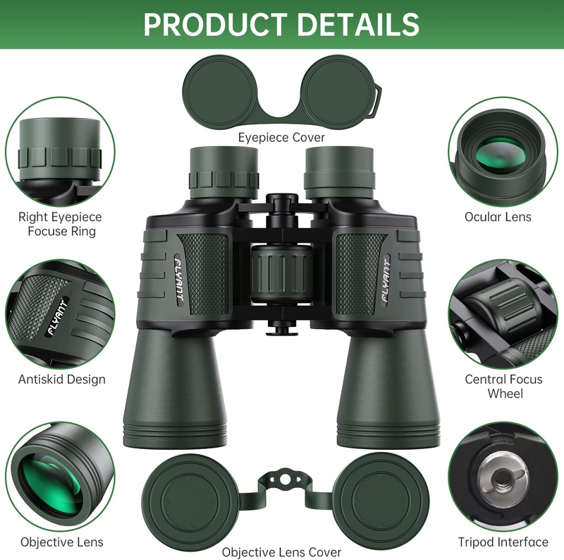 20x50 High Power Binoculars Waterproof Low Light Bird Watching Hunting1