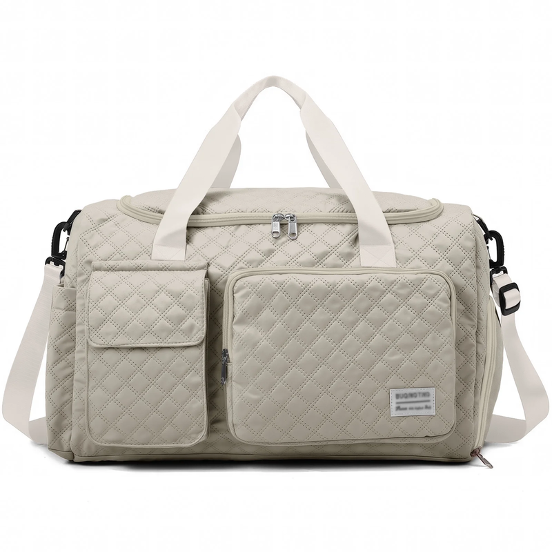 Travel Duffle Bag for Women Men, Weekender Overnight Bags Carry on Gym Bag with8