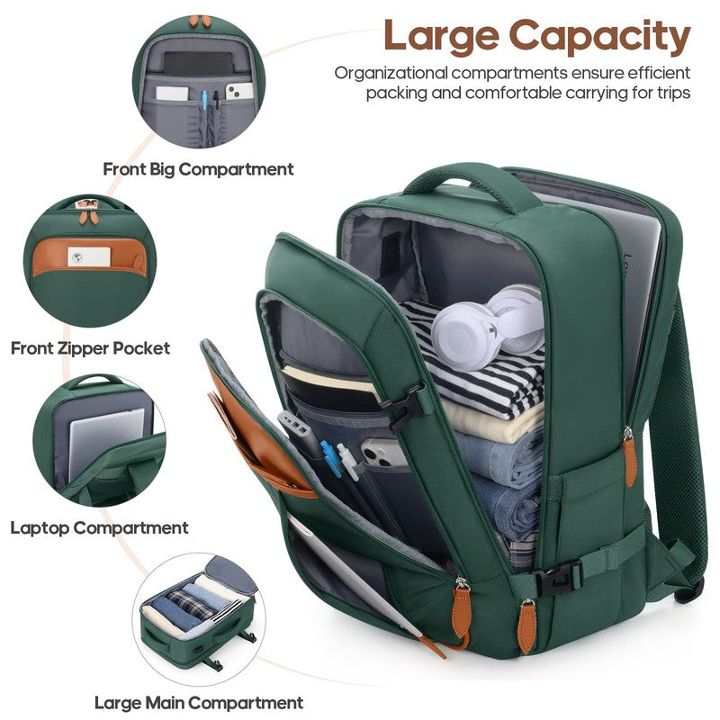 Carry on Luggage Set 3 Piece Hard Shell Luggage Sets with YKK Zipper Spinner Whe4