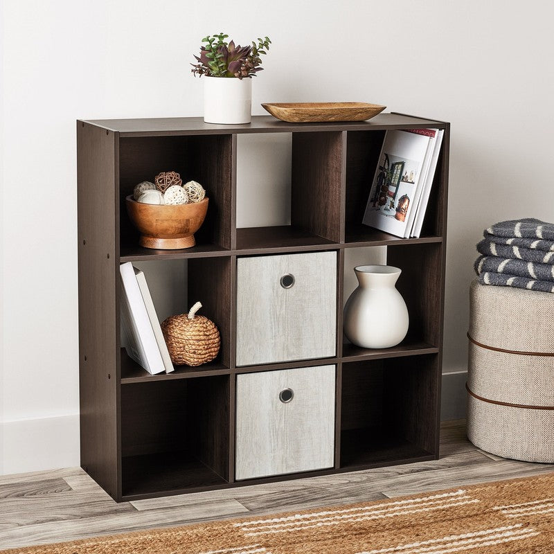 9 Cube Storage Organizer, Espresso7