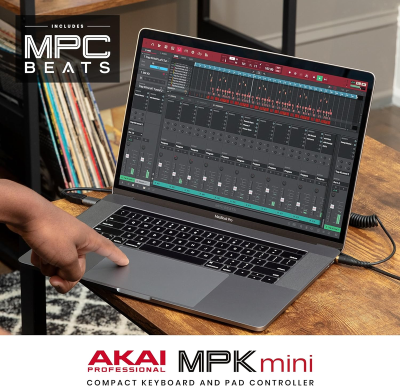 MPK Mini MK3 25 Key USB MIDI Keyboard Controller w/ 8 Drum Pads 8 Knobs9