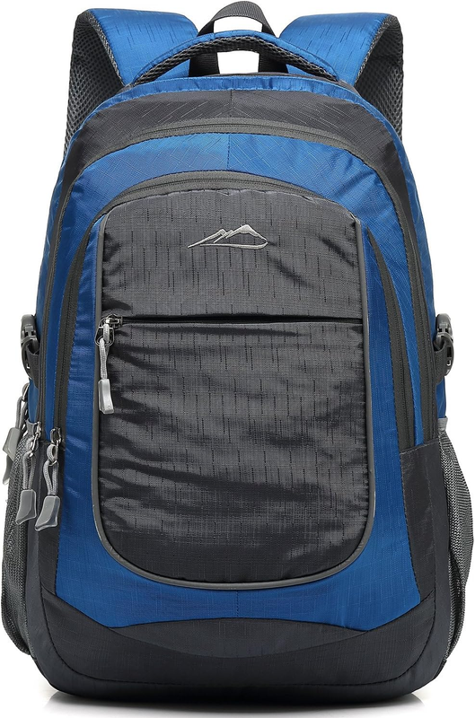 15.6" Laptop Backpack College Travel Business Hiking Multi-Compartment Blue9