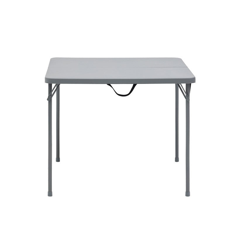 34" Square Resin Fold-In-Half Table, Gray1