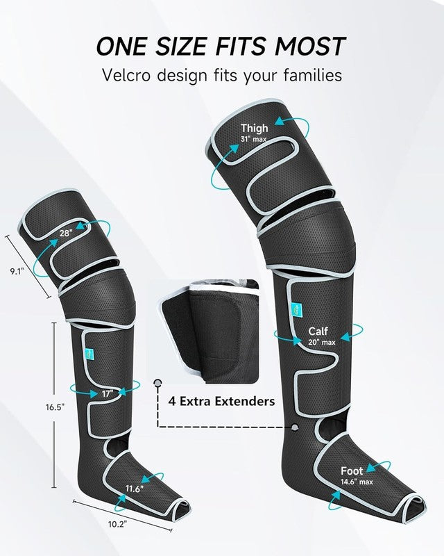 Leg & Foot Massager with Heat & Compression for Pain, Circulation & Gifts3
