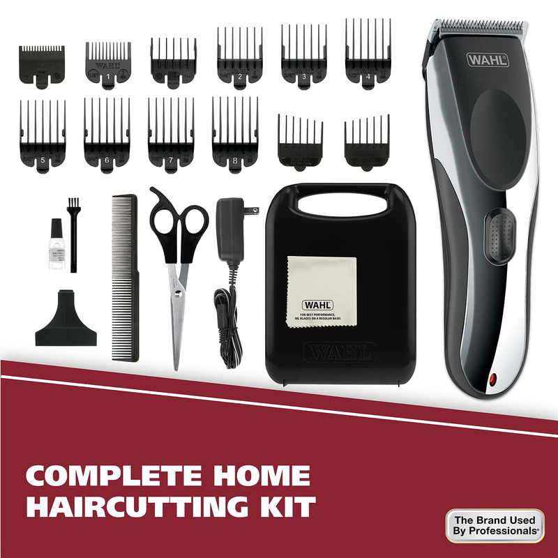 Clipper Rechargeable Cord/Cordless Haircutting & Trimming Kit for Heads, Longer 6