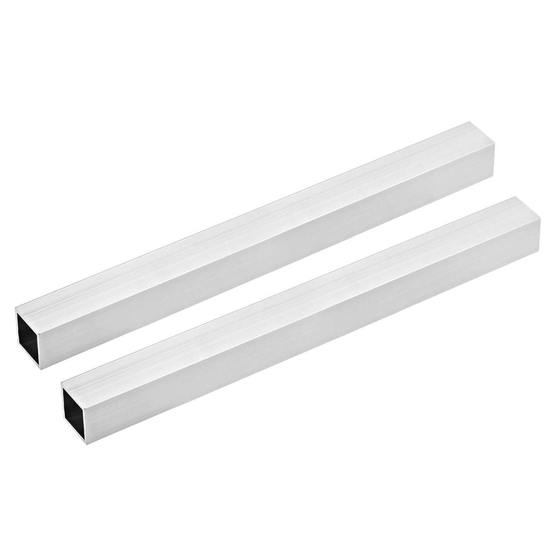 6063 Aluminum Square Tube 25x25mm, 1mm Wall, 300mm Length   2 Pcs4