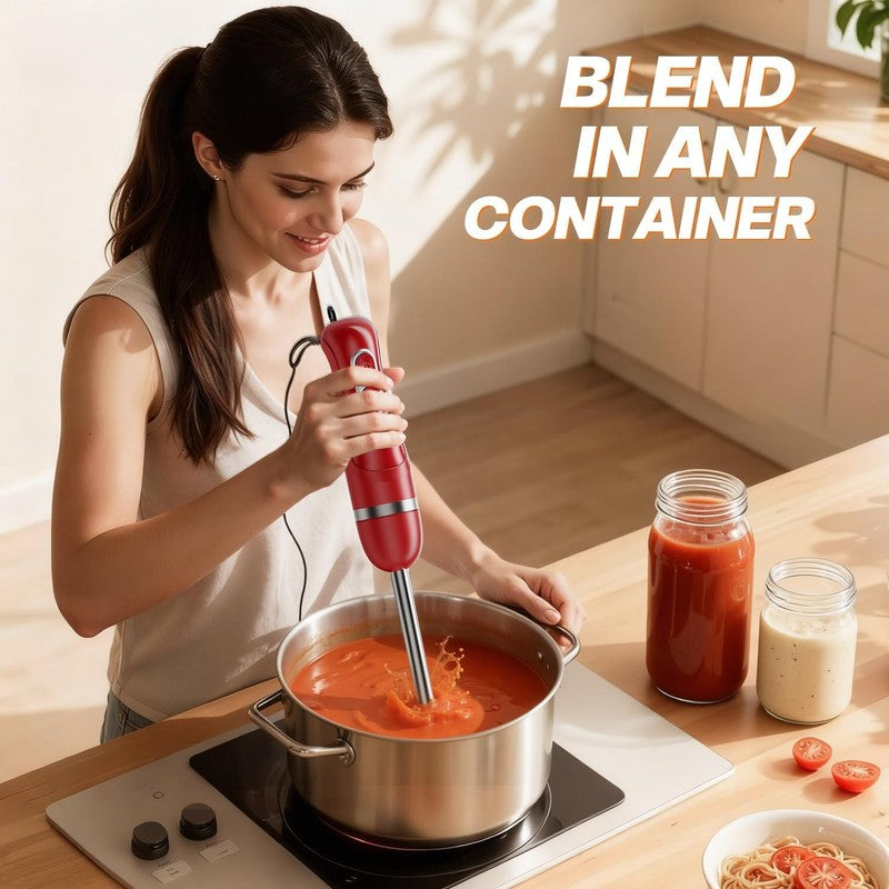 Hand Blender, Immersion Blender with 2 Mixing Speed, Electric Handheld Mixer Por2