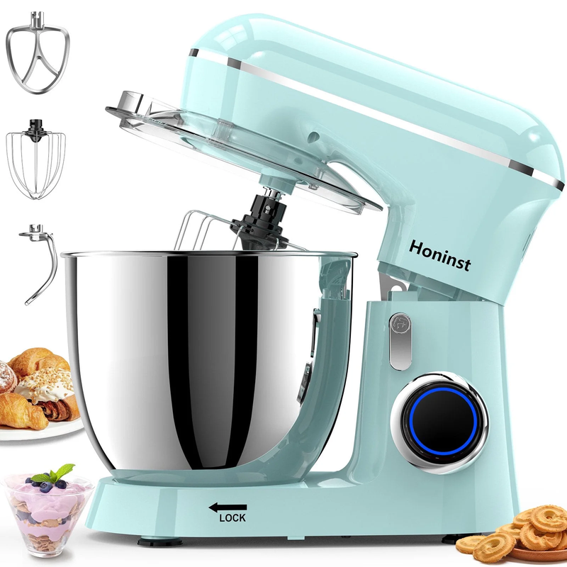 6.5QT Stand Mixer 10+ Speed Kitchen Electric Mixer Dough Hook Whisk Beater Bowl7