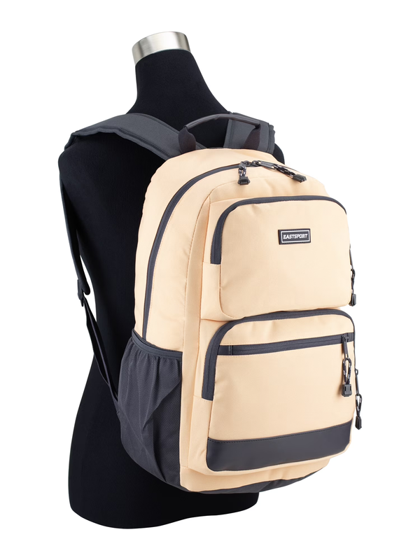 Unisex Aurora Core 17" Backpack Laptop School Bag Apricot Ice1