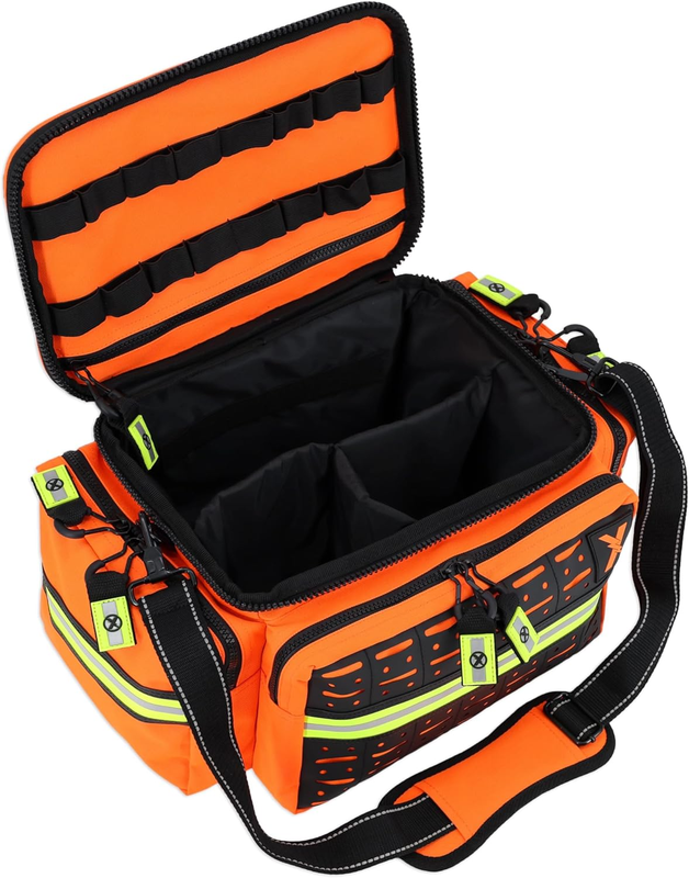 Lightning X EMT Bag LXMB25 Fully Stocked 240+ EMS Trauma Kit Orange7