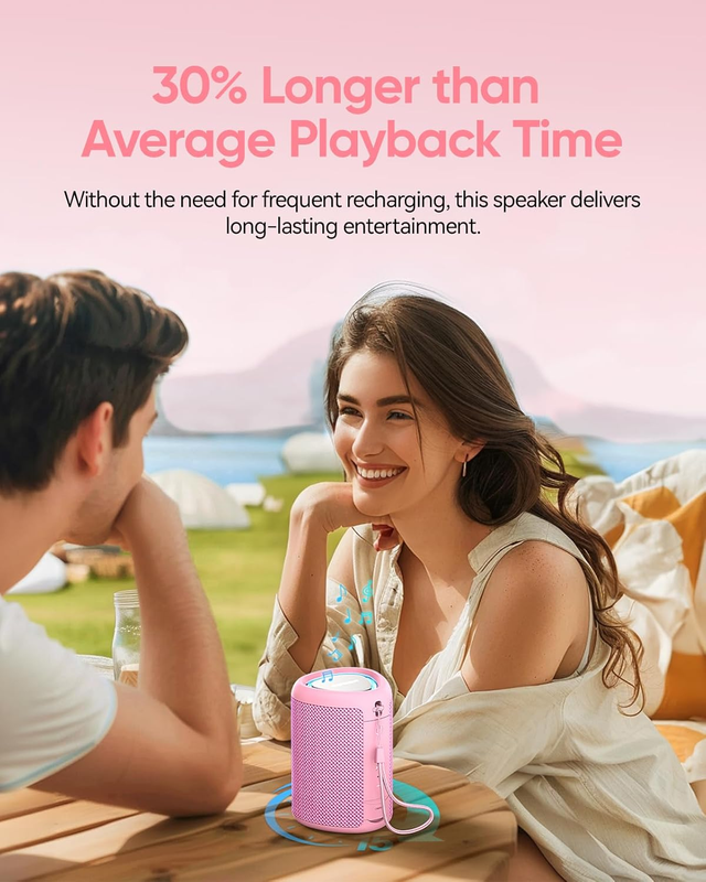 Portable Bluetooth Speaker IPX5 Waterproof BT 5.3 TWS Beach Pool Party5