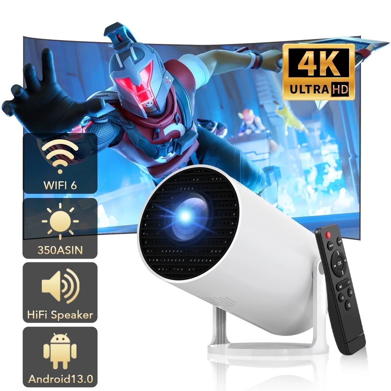 Mini Projector with Wifi and Bluetooth,4K 1080P Support Smart Portable Projector10
