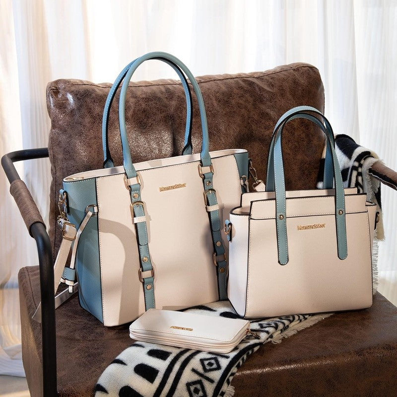 3PCS Purses for Women Tote Bag and Wallet Set Shoulder Satchel Handbags1