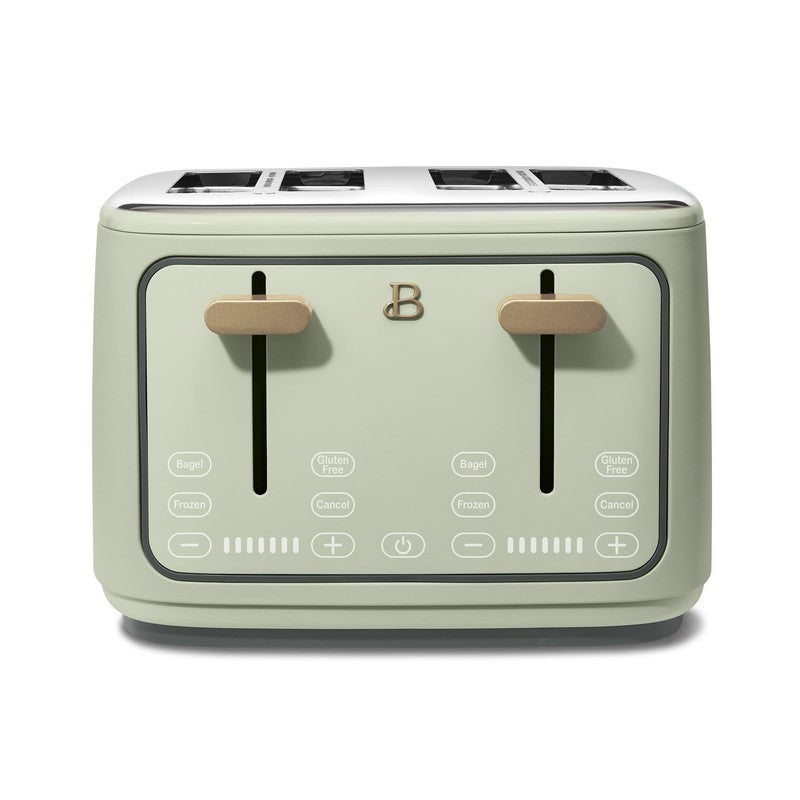 4-Slice Toaster with Touch-Activated Display, Sage Green by Drew Barrymore11