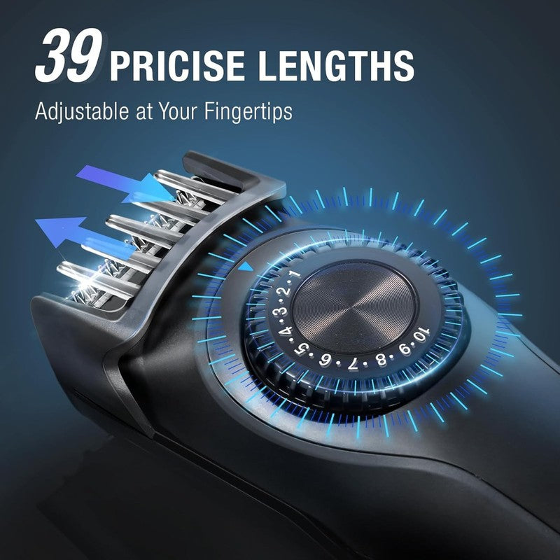 Cordless Adjustable Beard Trimmer with 19 Length Settings for Men2