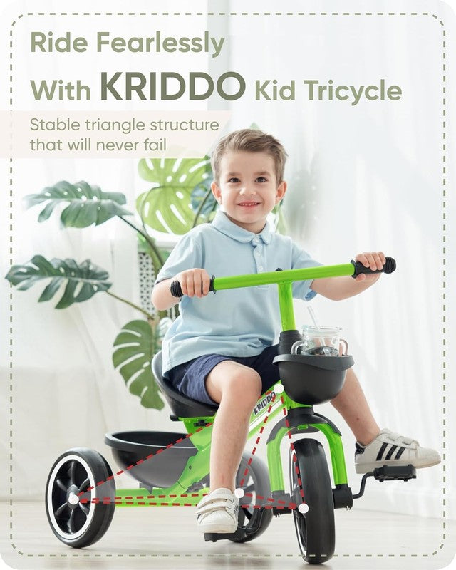 Tricycles Age 24 Month to 4 Years, Toddler Kids Trike for 2.5 to 5 Year Old, Gif1