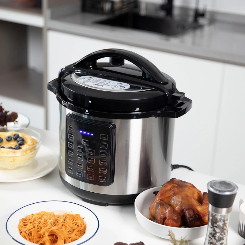 8Qt Electric Pressure Cooker Stainless Steel Instant Multi Cooker8