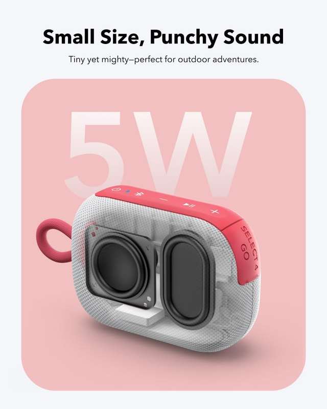 Sound core Select 4 Go Bluetooth Shower Speaker IP67 Waterproof  Wireless2