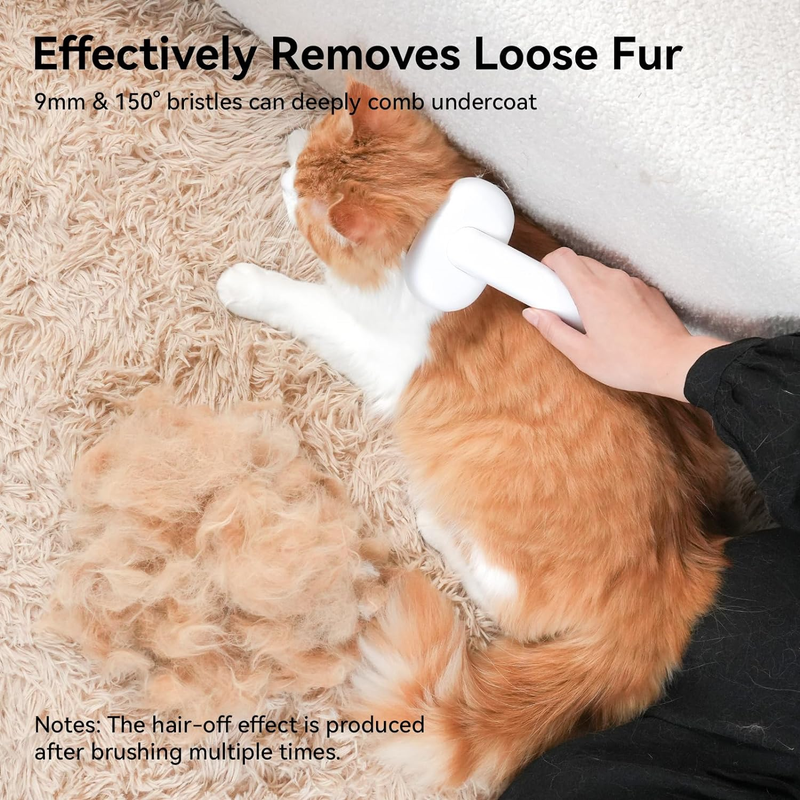 Cat Brush Shedding Cats Long Short Hair Grooming Massage Removes Loose Fur Pet4