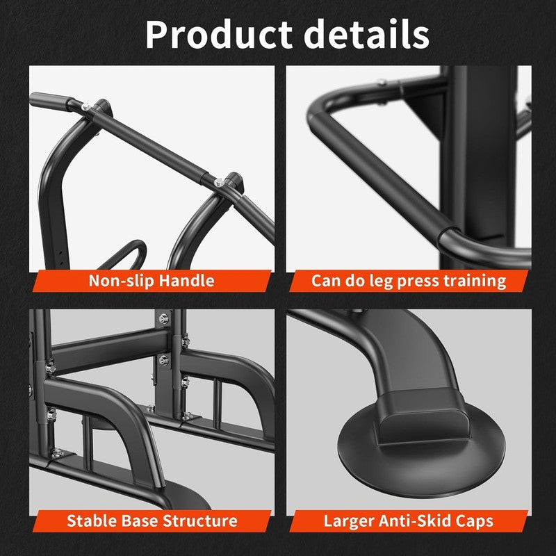 Power Tower Pull Up Bar and Dip Station, 11 Level Adjustable Home Gym Equipment5