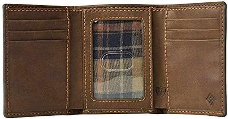 Men'S RFID Trifold Wallet3