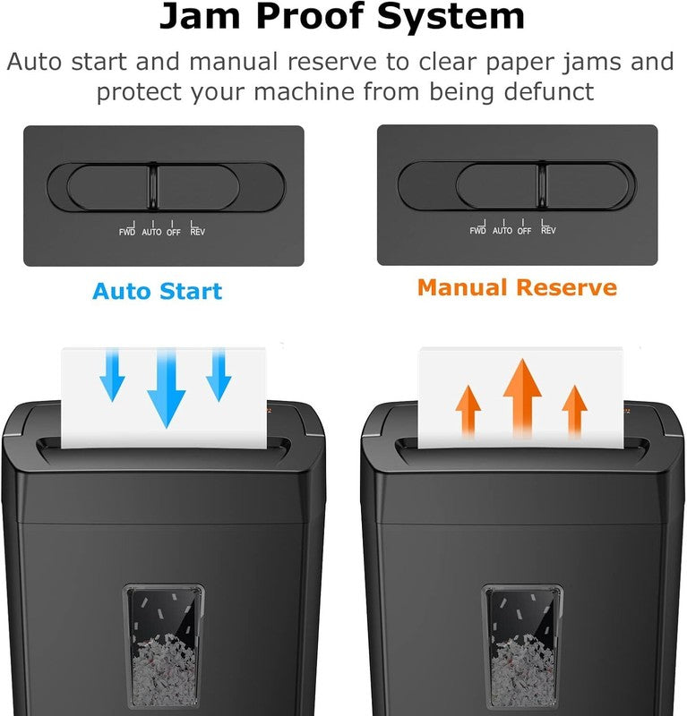 Paper Shredder, 5.5 Gal Home Office Shredder for Paper4