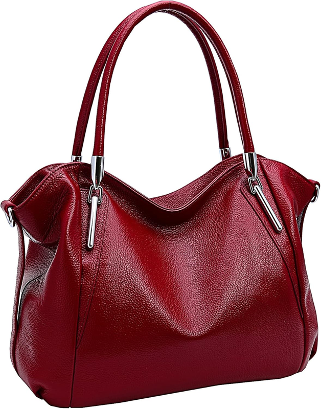 Women Leather Shoulder Tote Handbag Top Handle Satchel Hobo Crossbody Bag0