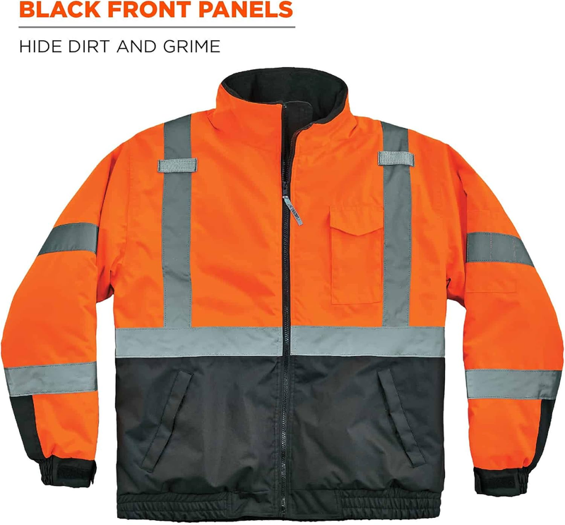 Hi Vis Bomber Safety Jacket6