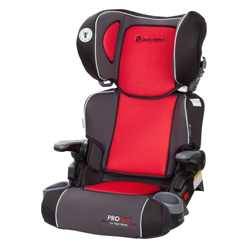 Protect Folding High Back Booster Car Seat - Mars Red - Red11