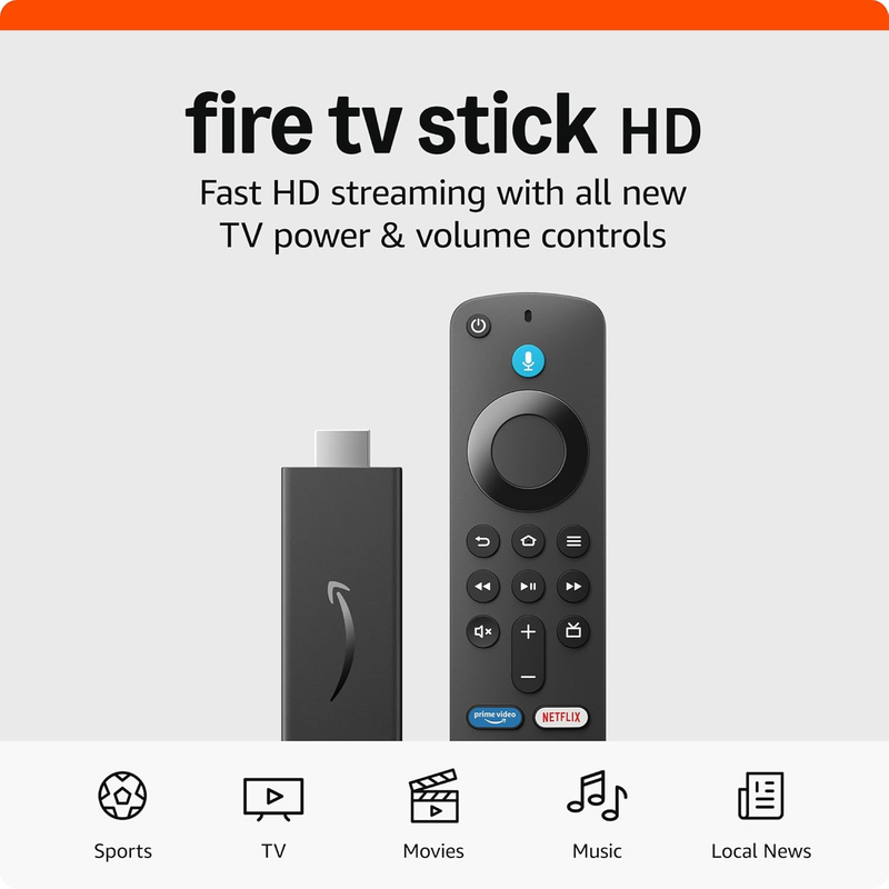 Fire TV Stick 4K   Stream 1.5M+ Movies, Shows & Live TV with Wi Fi 610