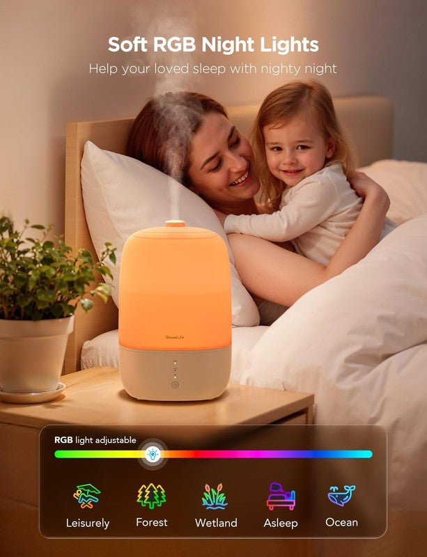Smart Humidifier 3L Top Fill Cool Mist WiFi Alexa Diffuser Night Light4