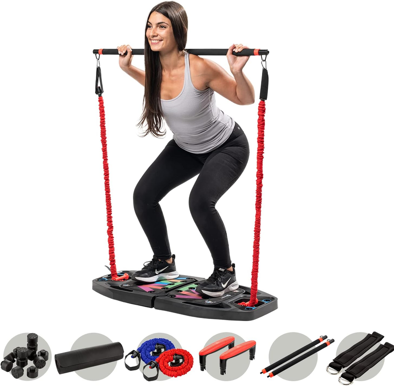 Portable Home Gym with Push up Training Board for Full Body Workouts Push up Rac10
