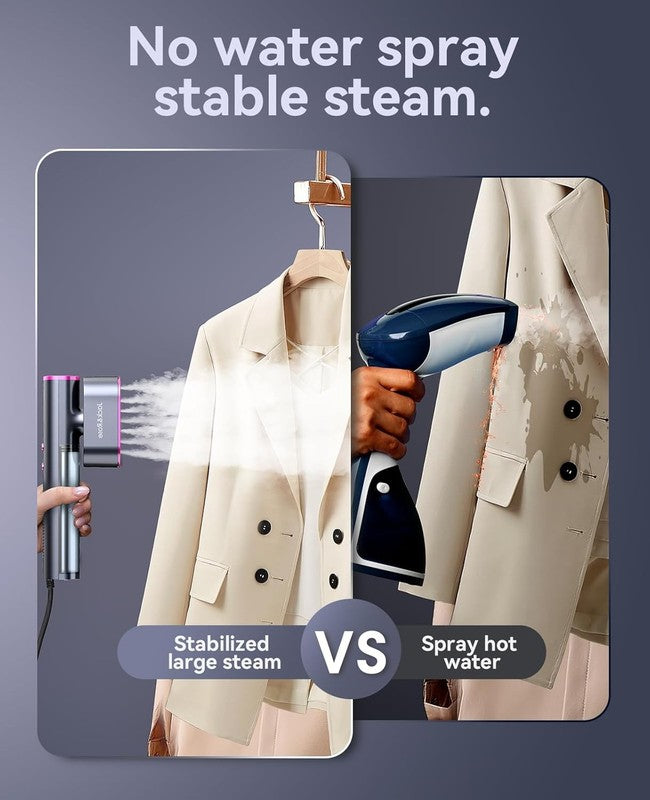 Jack ＆ Rose Travel Steamer for Clothes,100-220V Portable Iron,15S Heat Up,Steame5