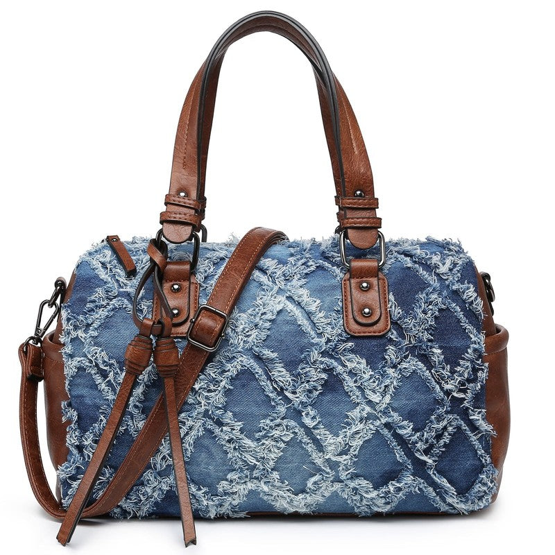 Women Soft Vegan Leather Barrel Bags Large Top Handle Totes Satchel Handbags Sho5
