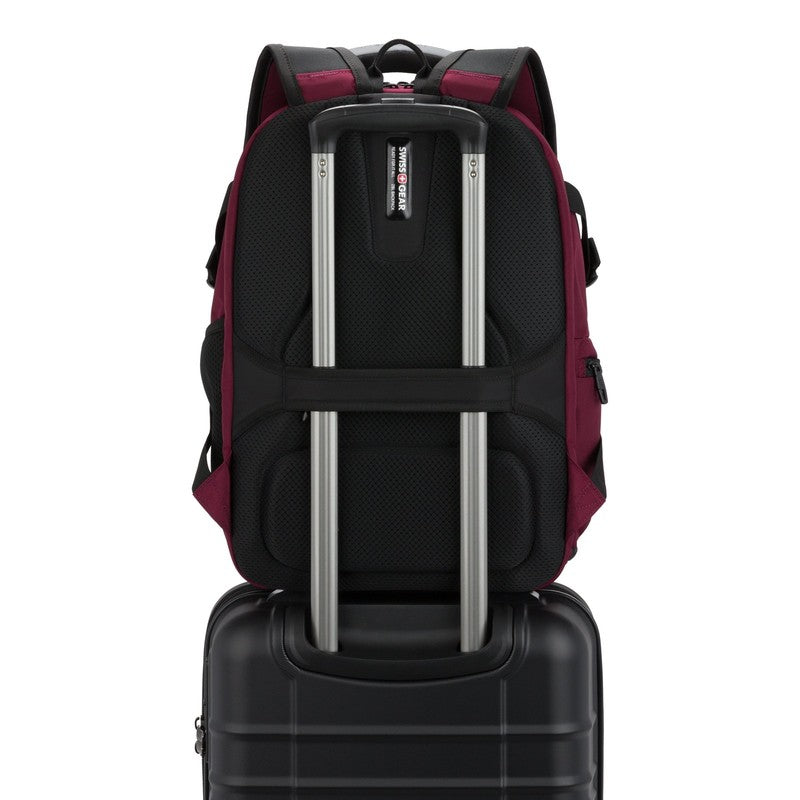 Stride Scansmart Laptop Backpack, Burgundy, Feature Packed for School, Travel, E5