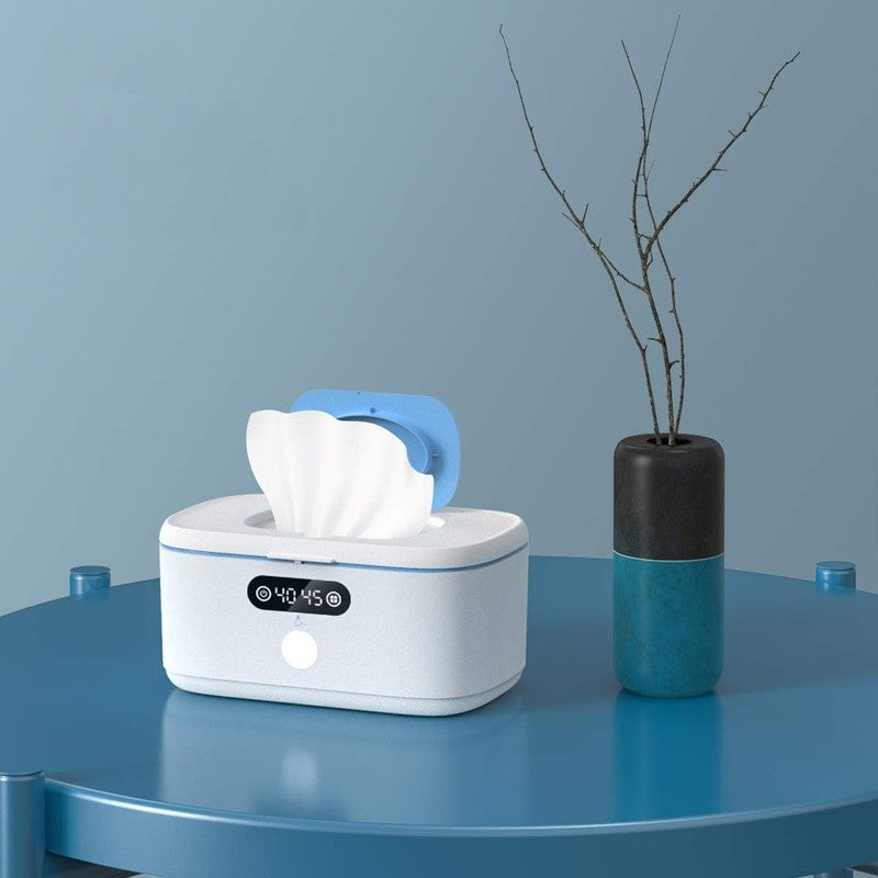 Baby Wipe Warmer w/ Night Light Temp Display Portable Car & Home7