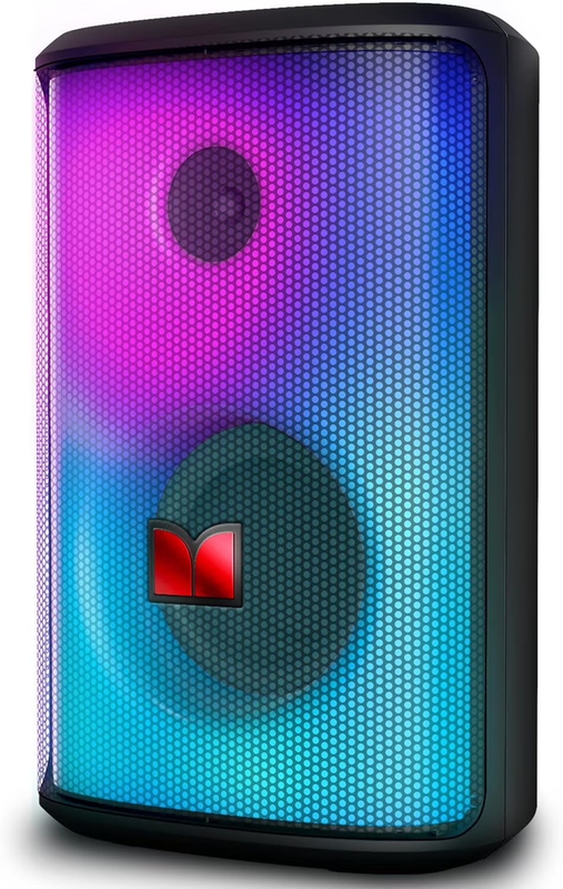 Bluetooth Speakers 80W, Powerful Sound and Punchy Bass, Full-Screen Colorful Lig10