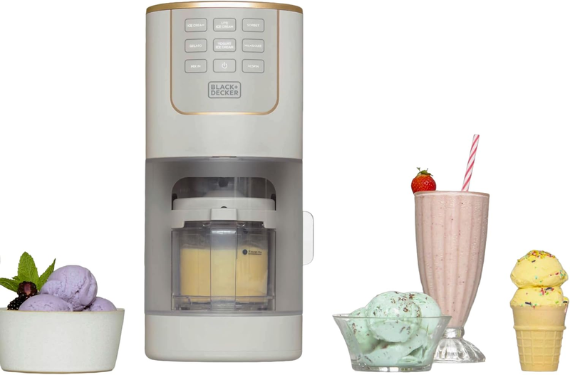 Perfect Pint Ice Cream Maker – Homemade Frozen Dessert Machine for Gelato,0