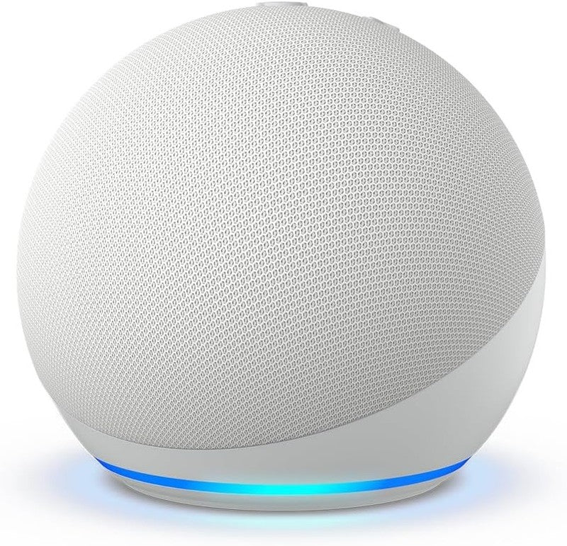 Echo Dot (Latest Model) - Vibrant Alexa Speaker for Home & Office, Glacier White1