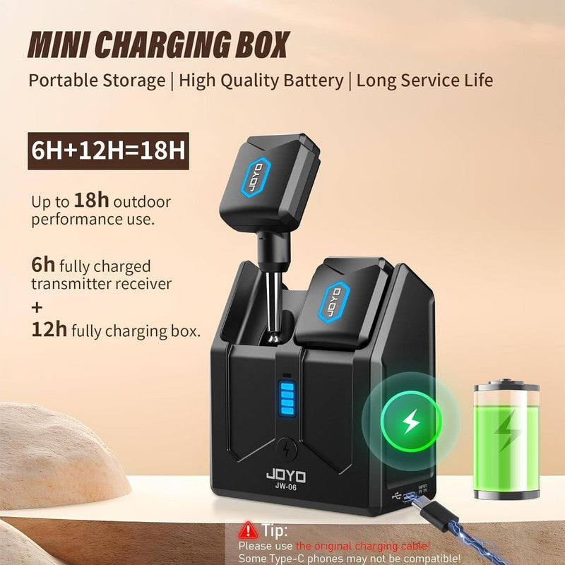 5.8GHz Wireless Guitar System Transmitter Receiver 4 Channel w/ Charging Box3