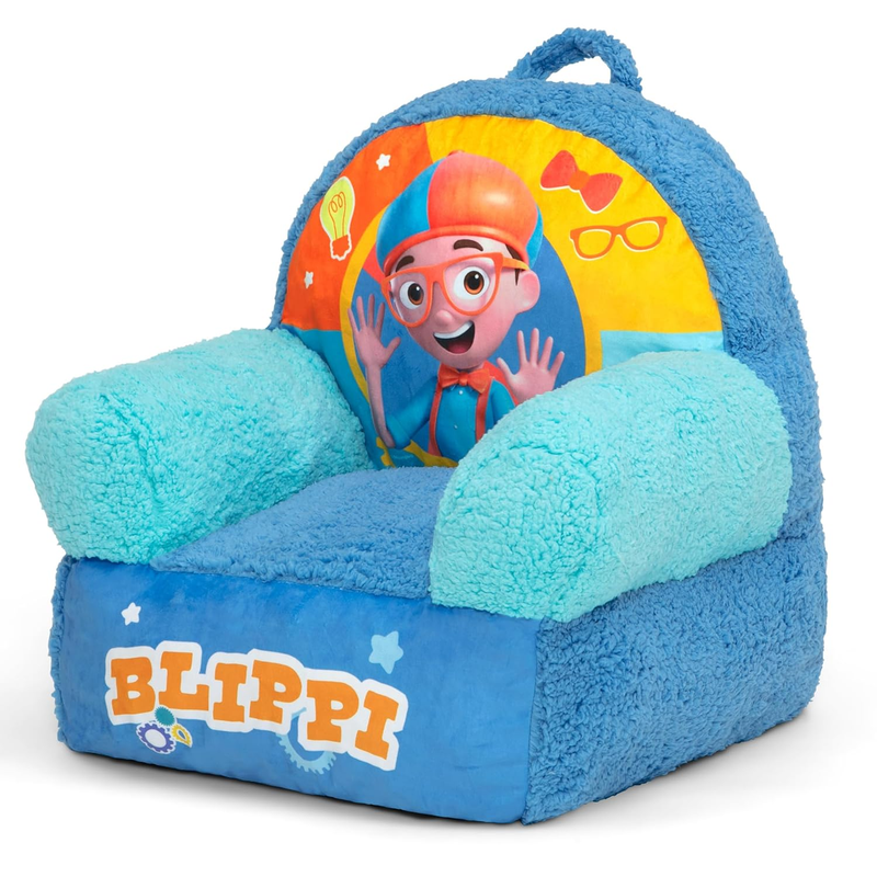   Blippi Cozee Buddy Kids Chair, Blue9