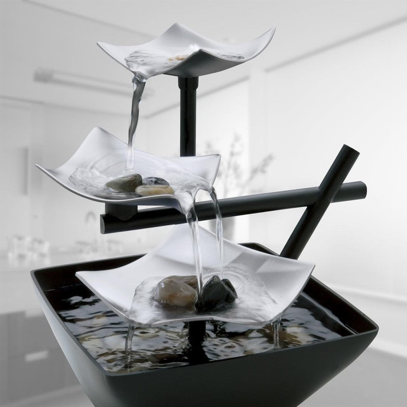 Tabletop Water Fountain, Home Décor Soothing Sound Machine - Automatic Pump, Dee1