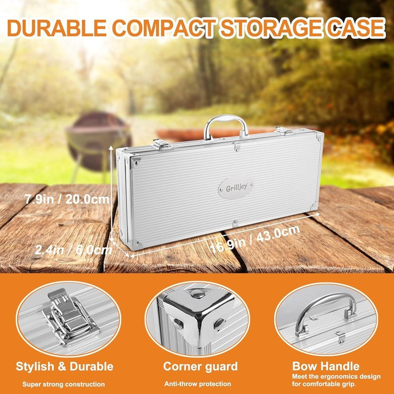 24PCS BBQ Grill Accessories Set   Perfect Grill Gifts for Men6