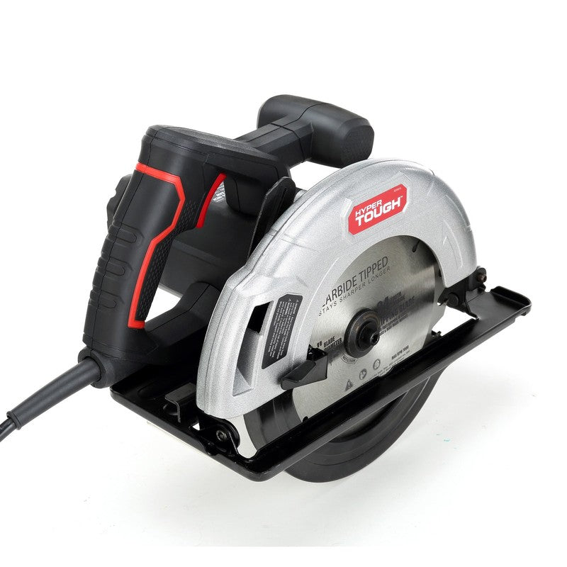12A 7 1/4 Inch Corded Circular Saw Adjustable Bevel Steel Shoe Black1